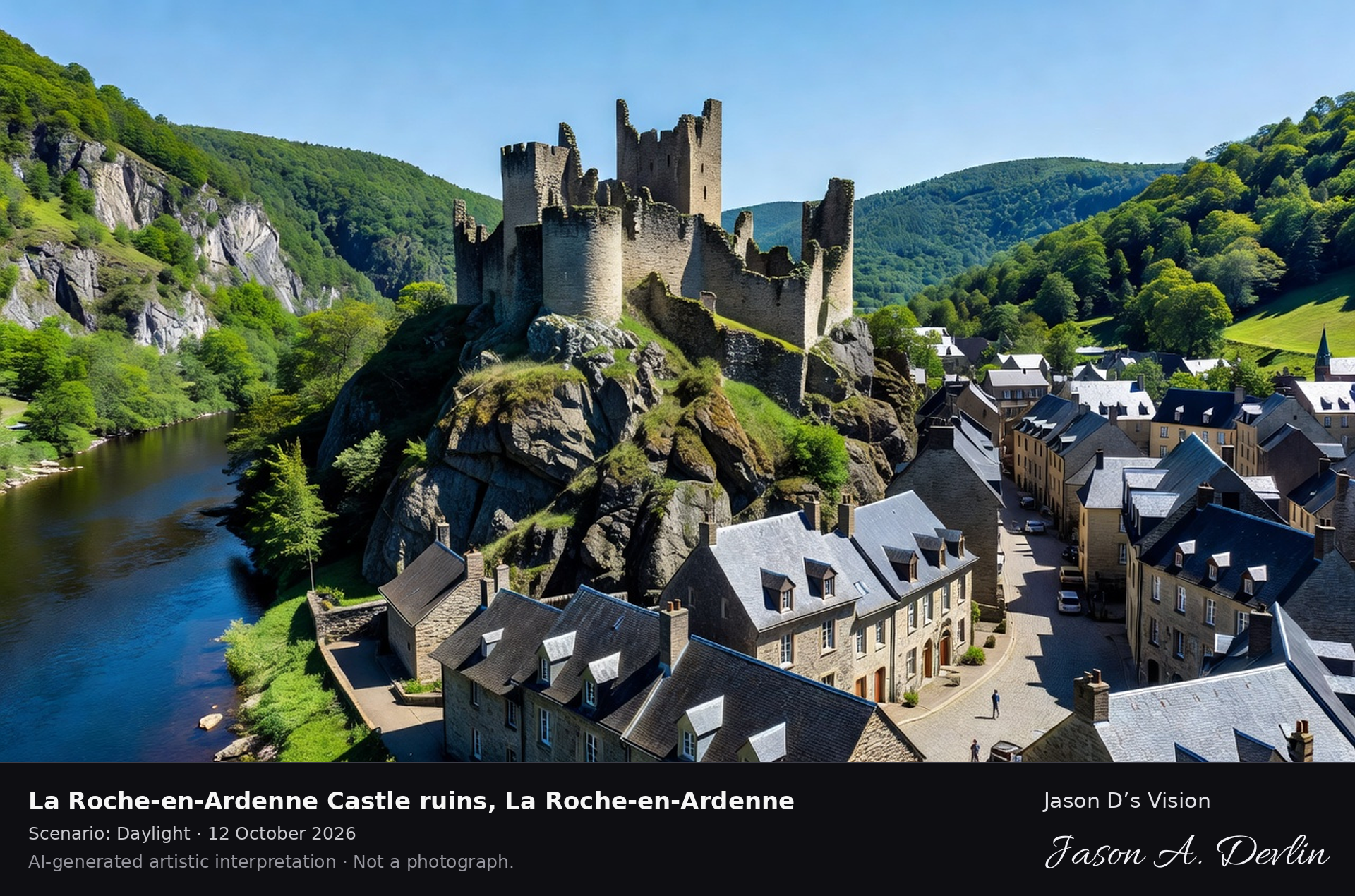 La Roche-en-Ardenne Castle ruins, La Roche-en-Ardenne